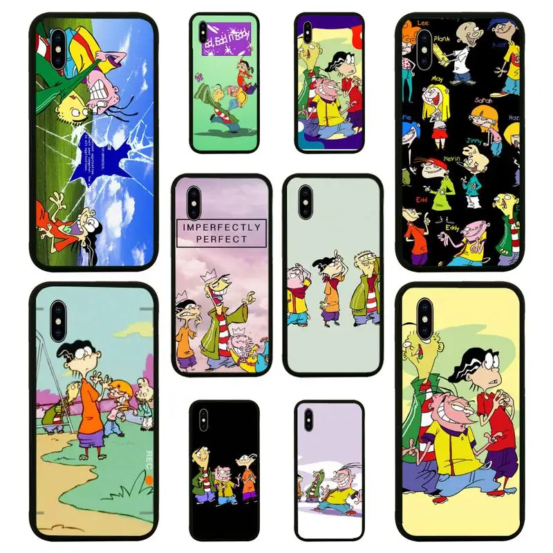 Чехол для телефона Ed Edd N Eddy iphone 7 8 plus x xr xs 11 12 mini pro max черный мягкий чехол nax|Бамперы|