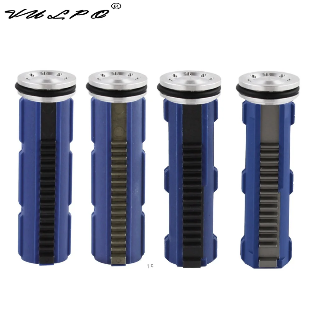 

Полный стальной поршень VULPO с 14/15 зубцами с алюминиевой головкой поршня для Airsoft AEG Ver.2/3 коробка передач