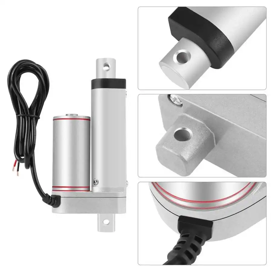 DC 12V линейный привод 80 кг Максимальный ход 50 мм электрический мотор для Авто