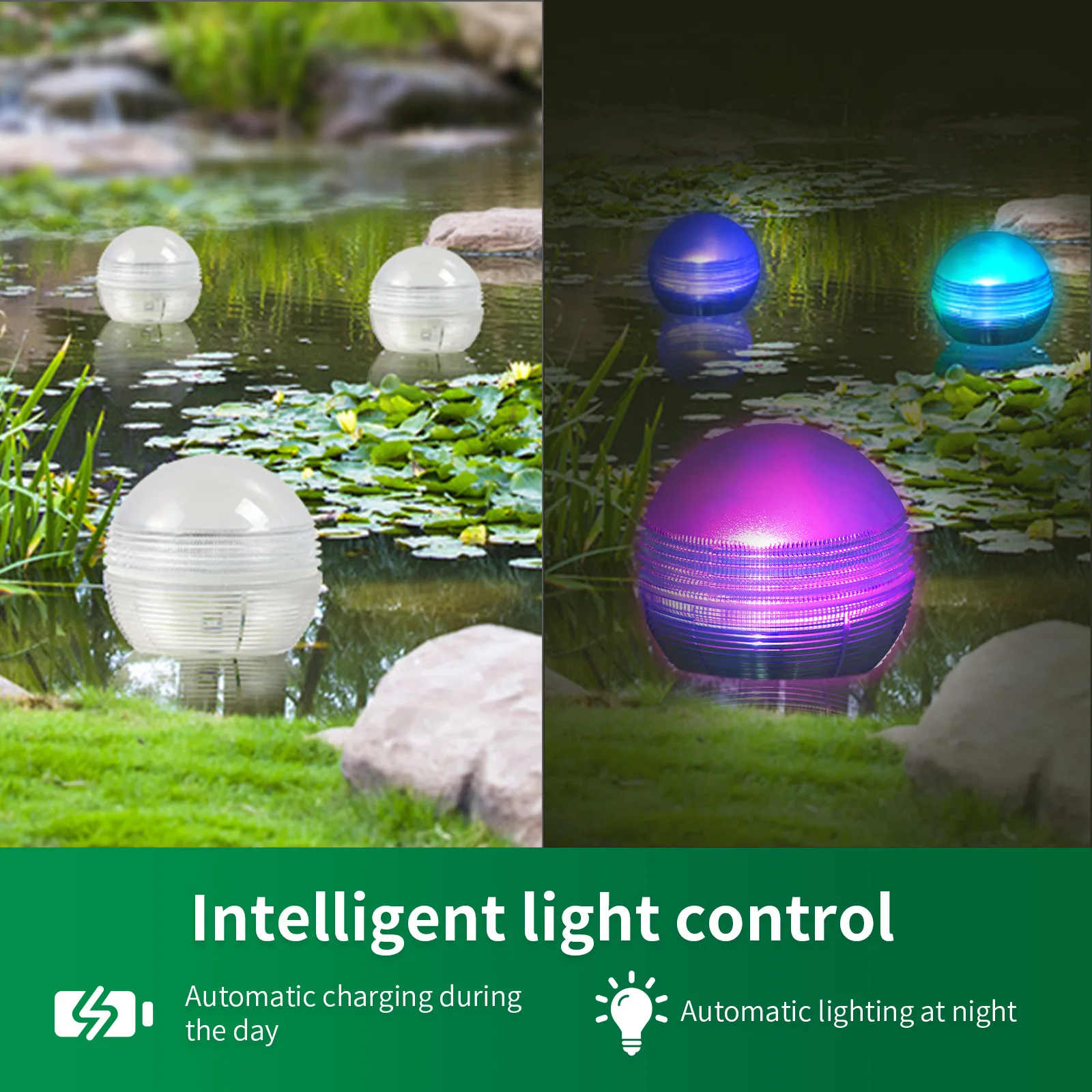 JeeYee Brand Colorful LED Solar Ball Light Floating Underwater Lamp Outdoor Swimming Pool Decorative Power | Лампы и освещение
