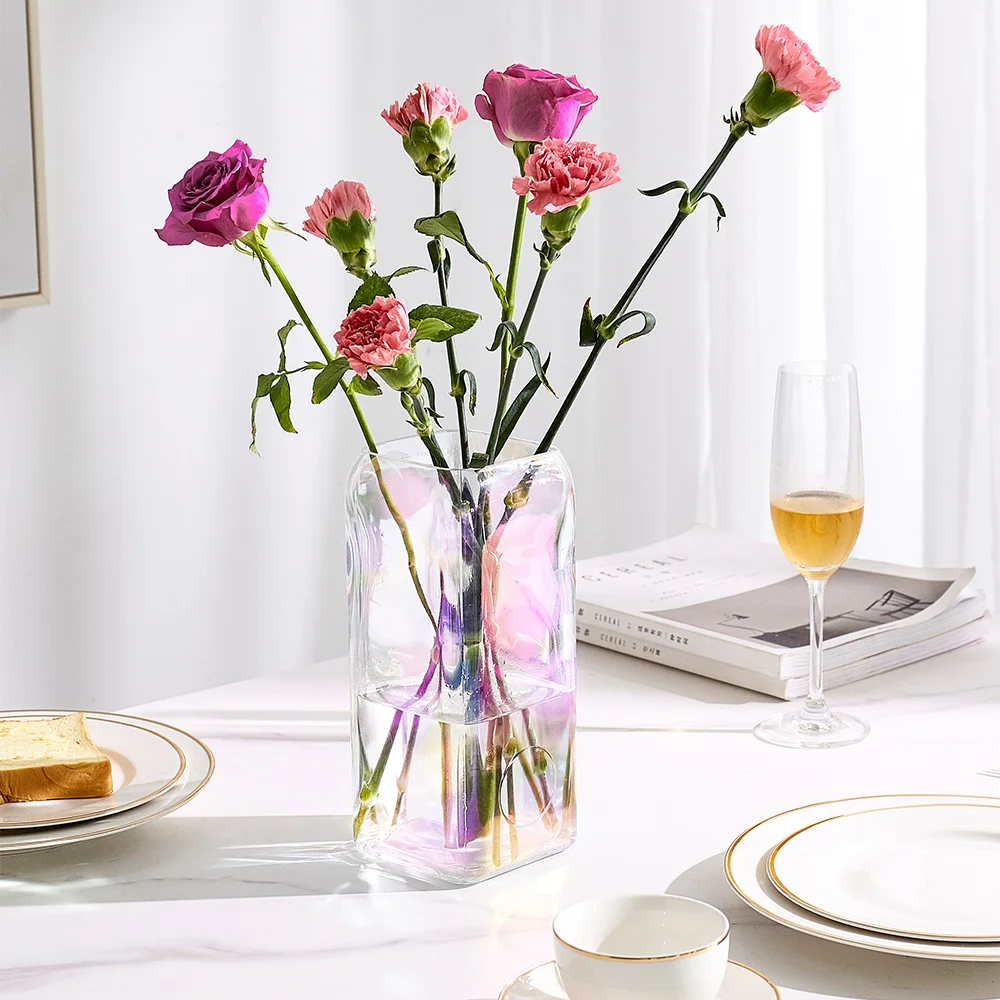 Современное художественное украшение для дома прозрачная стеклянная простая