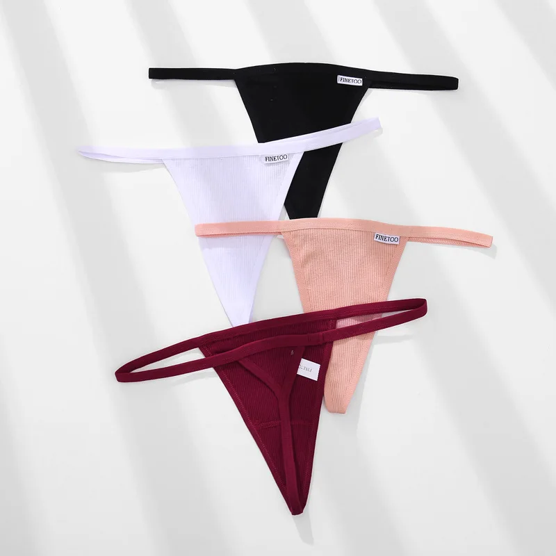 

Thongs Solid Low Rise Cotton Panties Underwear Women Hilos Para Mujer Bragas Y Tangas G Strings Thongs Calcinha Feminina Stringi