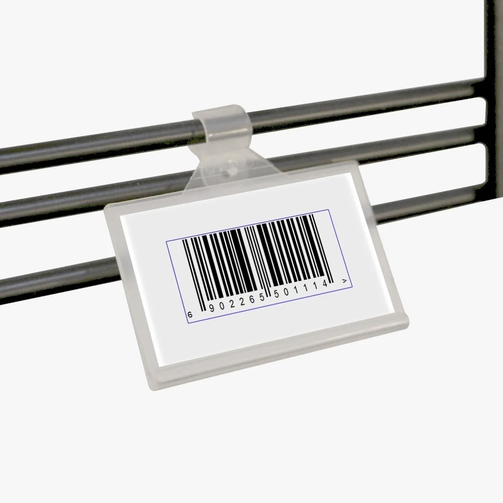 

Clear Upc Ticket Frame Wire Basket Label Holder Shelf Price Talker With Sign Holding Grip