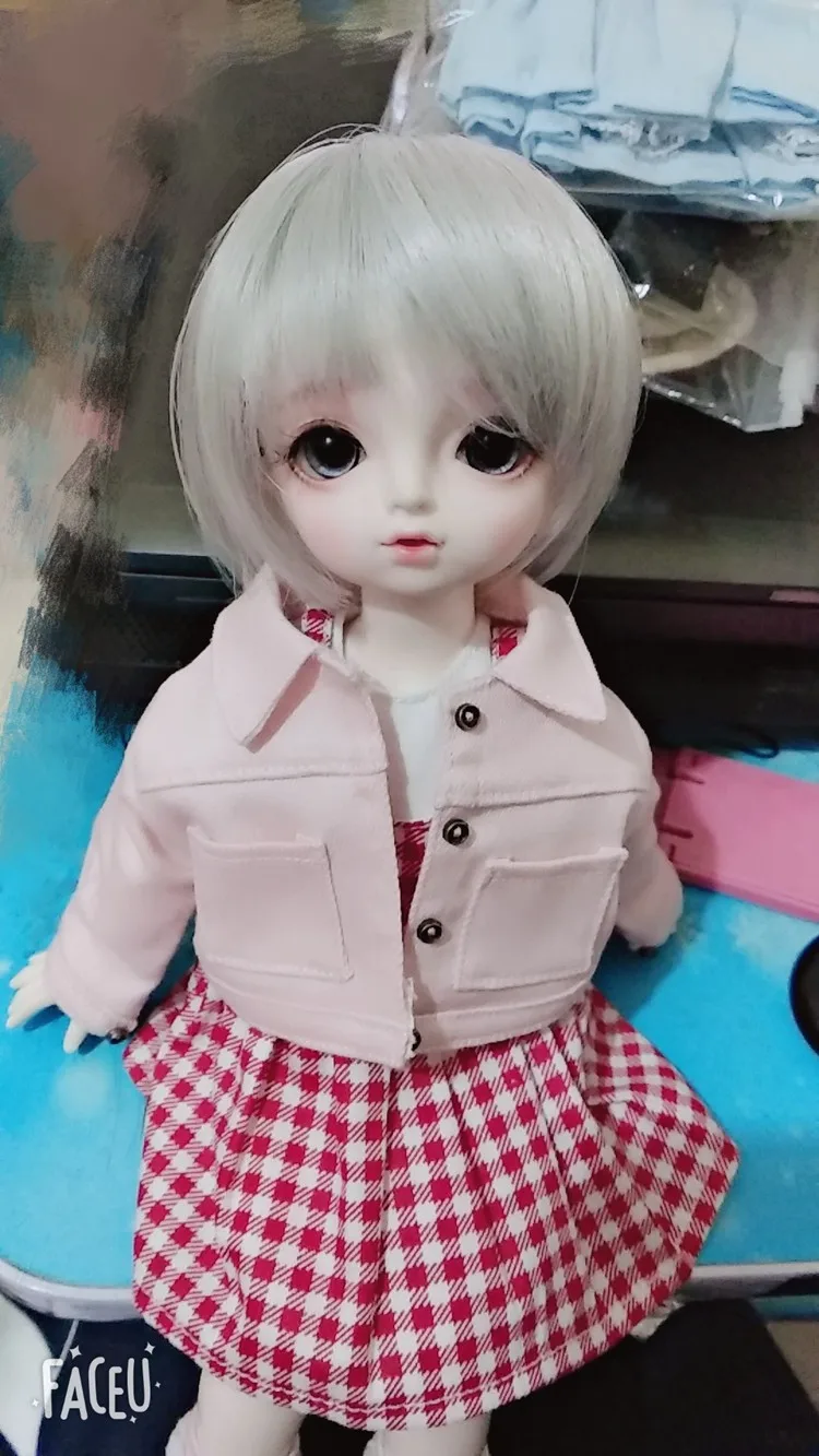 1/6 BJD одежда аксессуары пальто+ юбка+ носки+ футболка кукольные наряды для BJD/SD yosd, не включены кукла, обувь, парик и другие E2583