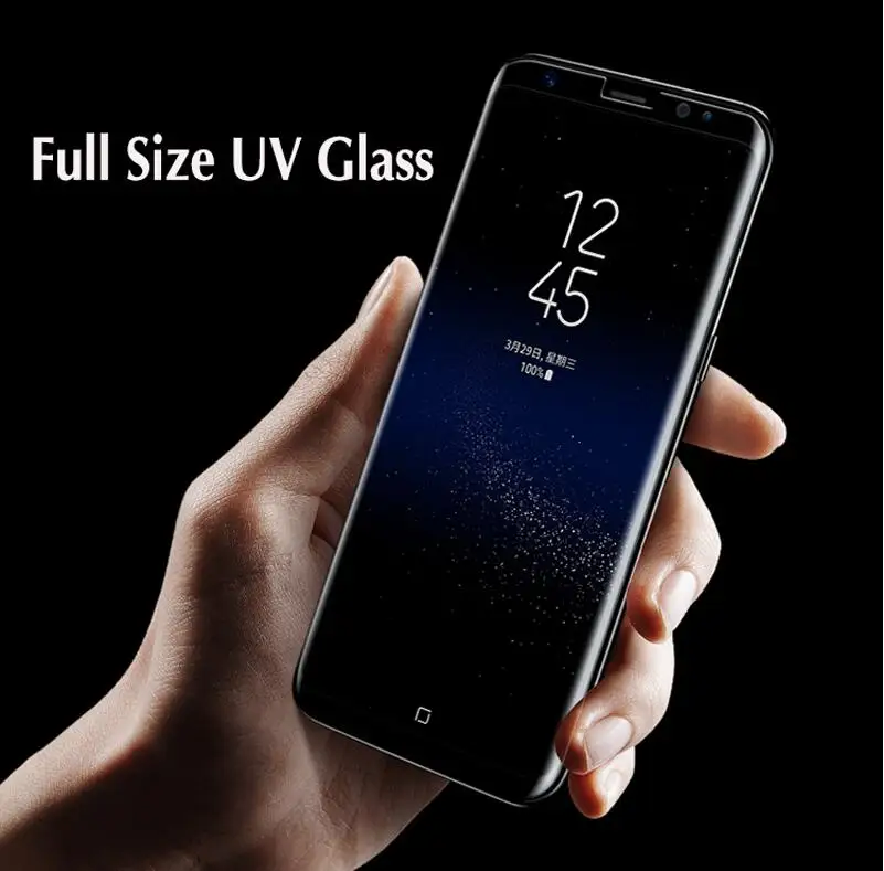 Нано протектор экрана с жидкостью для Samsung Galaxy S21 Ultra S10 Plus закаленное стекло