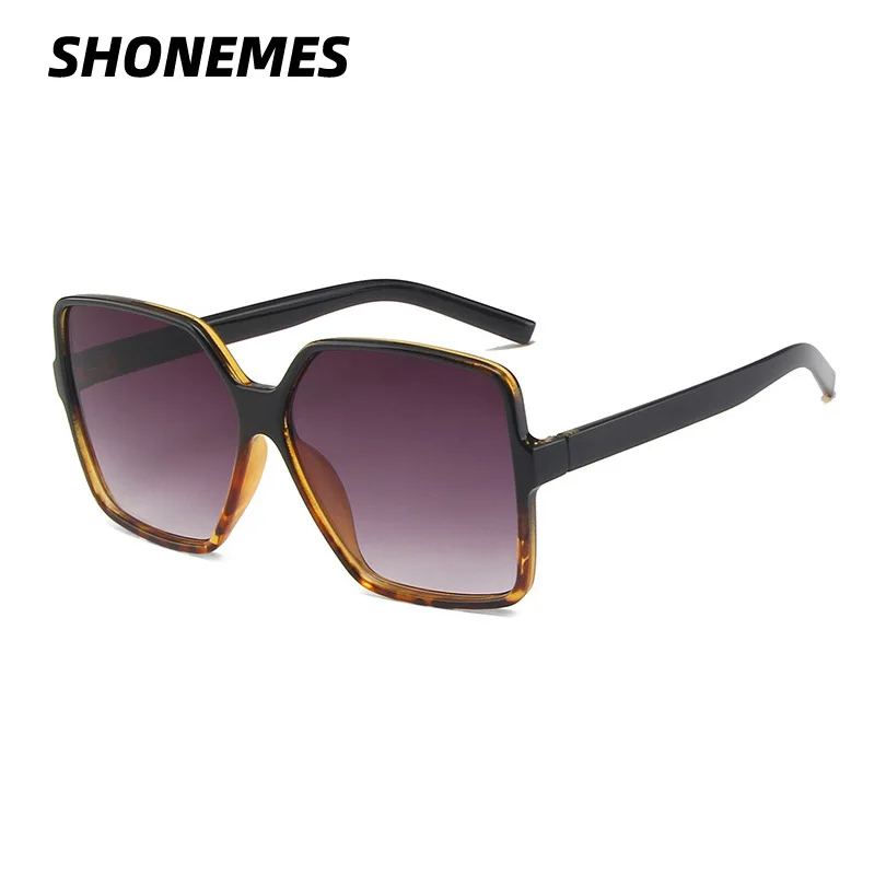 

Fashion Men Women Oversized Sunglasses Vintage Big Frame Sun Glasses Outdoor Gradient Shades for Unisex Gafas De Sol