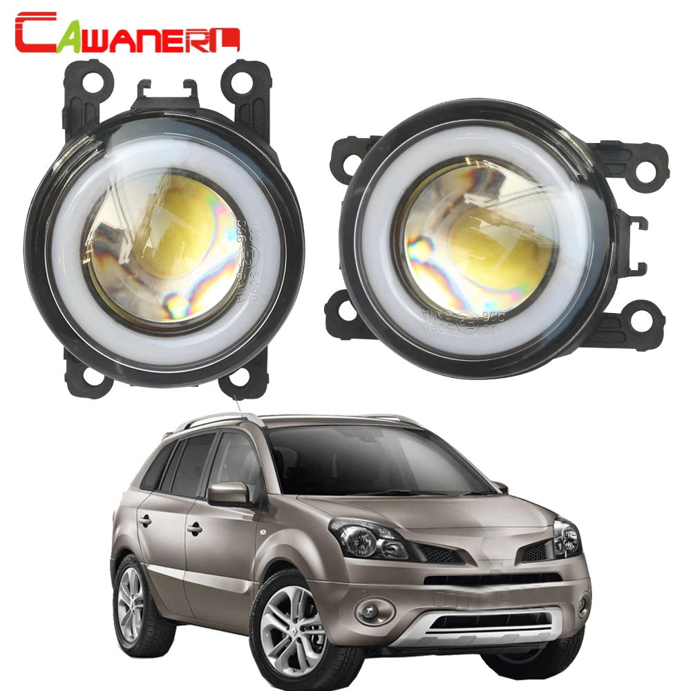 Cawanerl для Renault Koleos 2008 2015 стайлинга автомобилей Светодиодный туман светильник COB