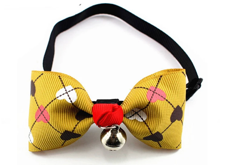 

Pet Dog Cat Bow Tie Collar Fashion Pet Bows Cat Ties Bowties Neckties Bell Collar Small Dogs Accessories Puppy Grooming Supplies