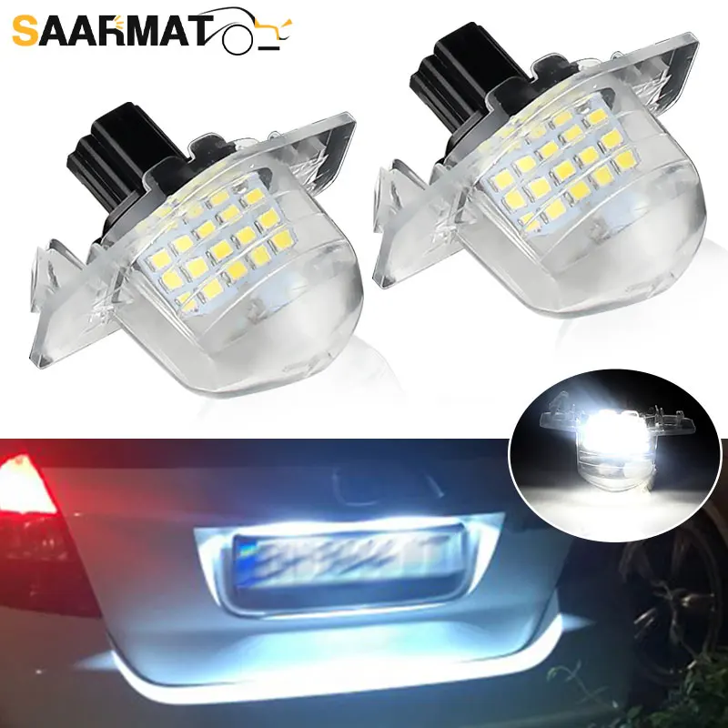 

2x Error Free Led License Plate Light Lamp for Honda Crosstour CR-V FR-V / Edix HR-V Insight Jazz(Fit) Odyssey Stream