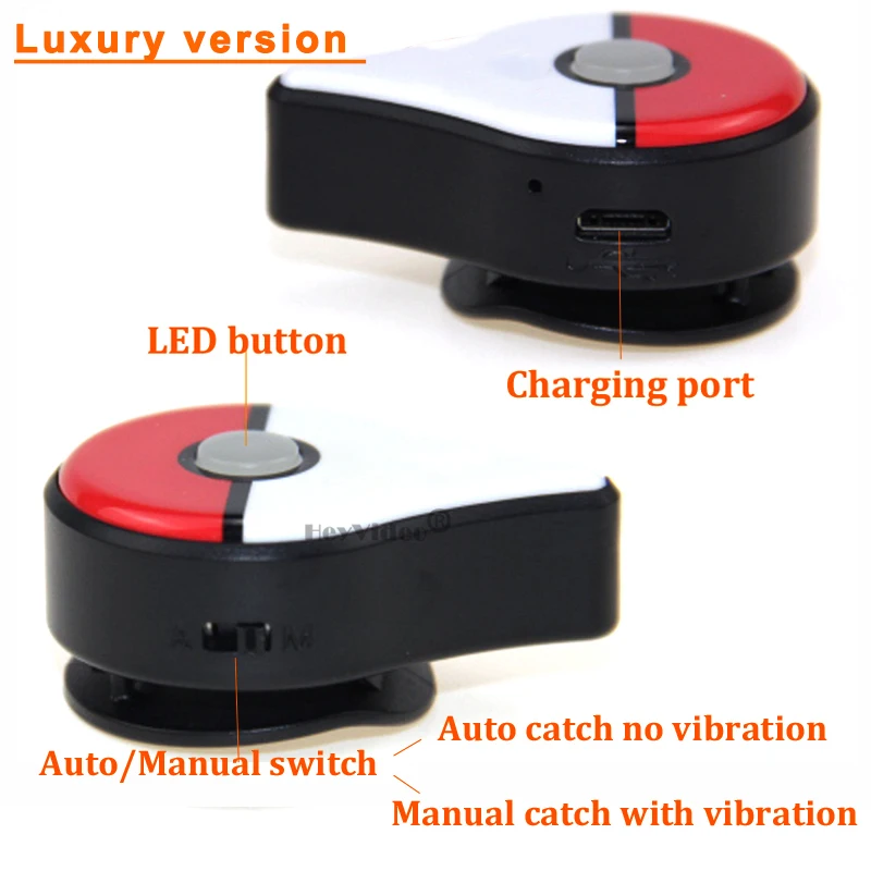 Auto Catch Smart Bracelet for Pokemon Go Plus Rechargeable Automatic Capturer Elves Toys Bluetooth-compatible Game Wristband | Электроника