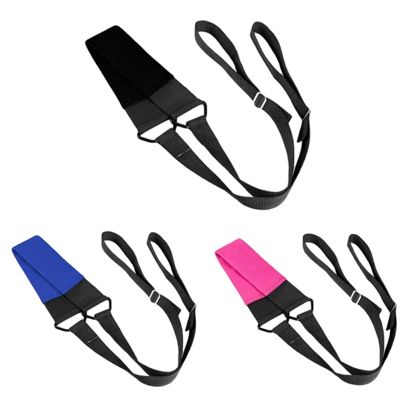 

Adjustable Length Fitness Splits Leg Elastic Belt Portable Yoga Training Belt Dance Stretch Resistance Bands #