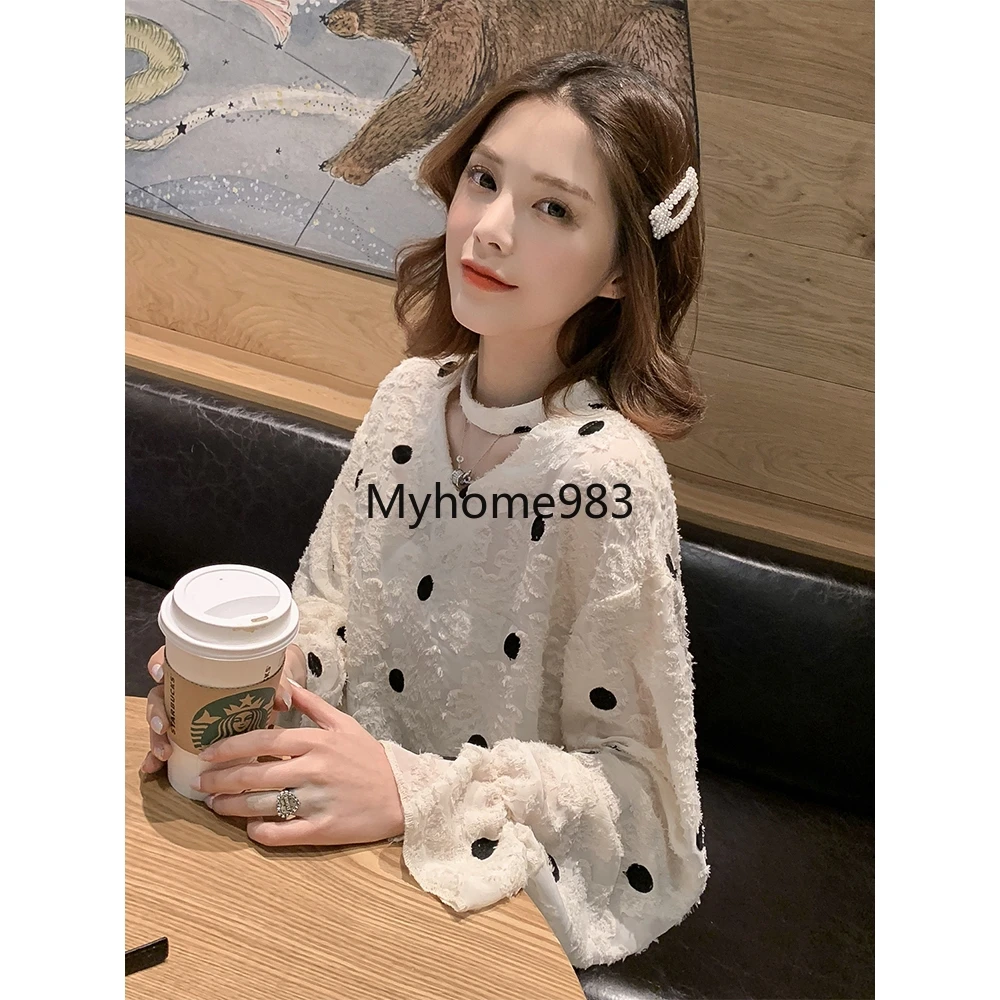 

Women's Flare Sleeve Loose Fashion Tops Blouse 2019
