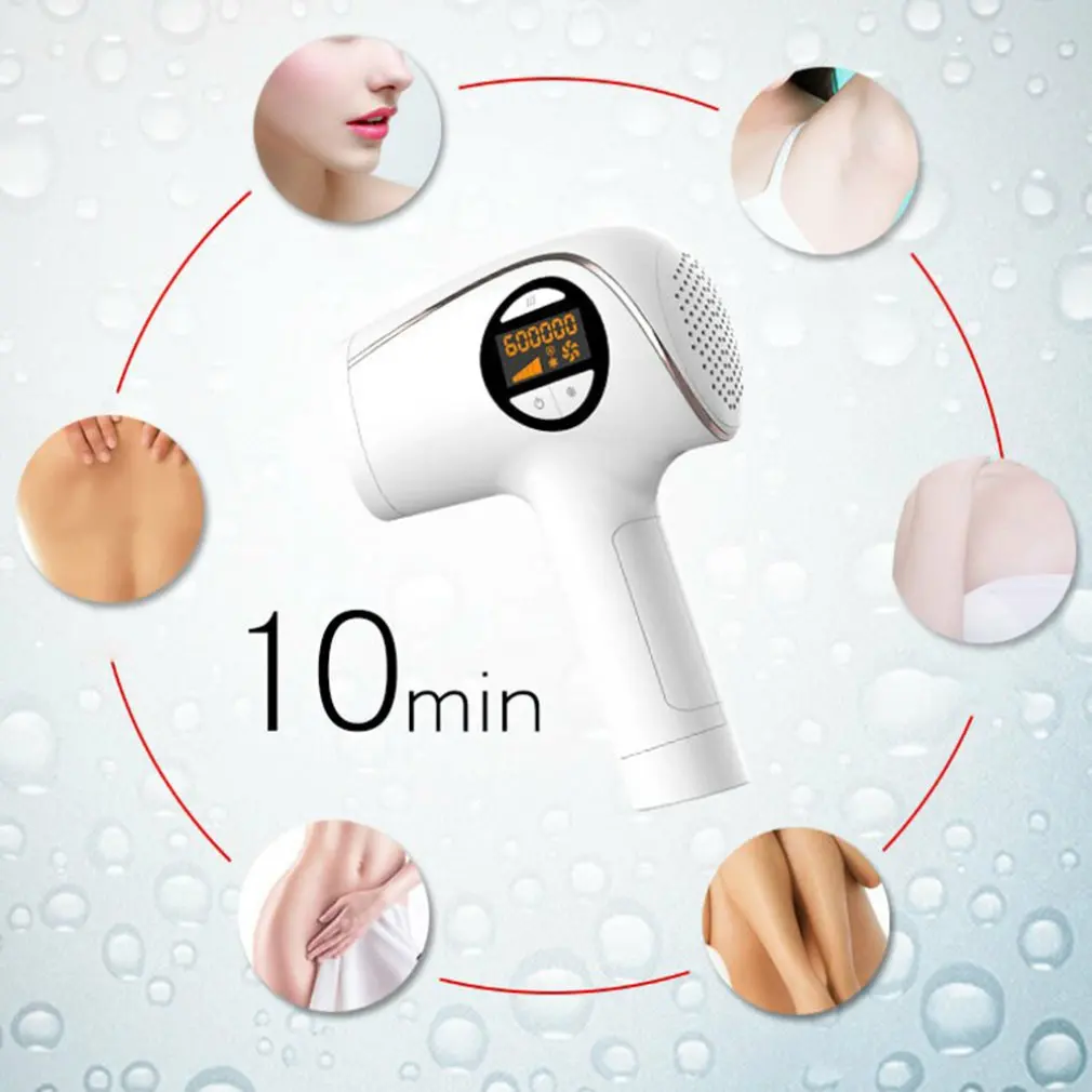 IPL замораживающее лазерное устройство для удаления волос ABS 5 скоростной ручной и