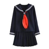 japanese school uniform girls school class navy sailor school uniforms hell girl enma ai anime cosplay girls suit with socks