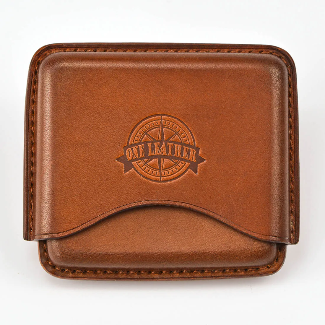 Brown Одна кожаная коробка для сигарет, Мужской подарочный чехол для сигарет, мужские подарки, чехол для сигарет, чехол для табака, кожаный чехол для овощей - Цвет: Brown
