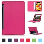 Прозрачная защита для экрана для Lenovo Yoga Tab 3 850F чехол для планшета Lenovo Yoga Tab 3 8,0 YT3-850F YT3-850ML Чехол-книжка с функцией подставки из искусственной кожи (полиуретан) Капа стекло