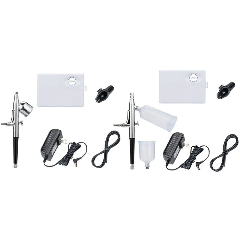 Аэрограф Двойного действия комплект для распыления красок тату маникюра торта с