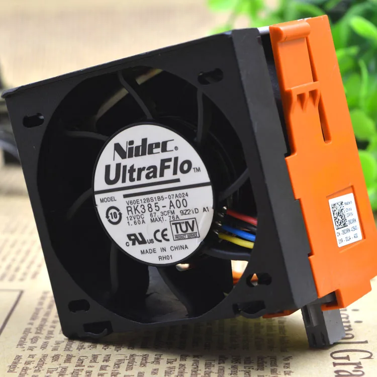

Новый 6038 12V 1.6A RK385-A00 4 провода защиты электродвигателя Вентилятор охлаждения