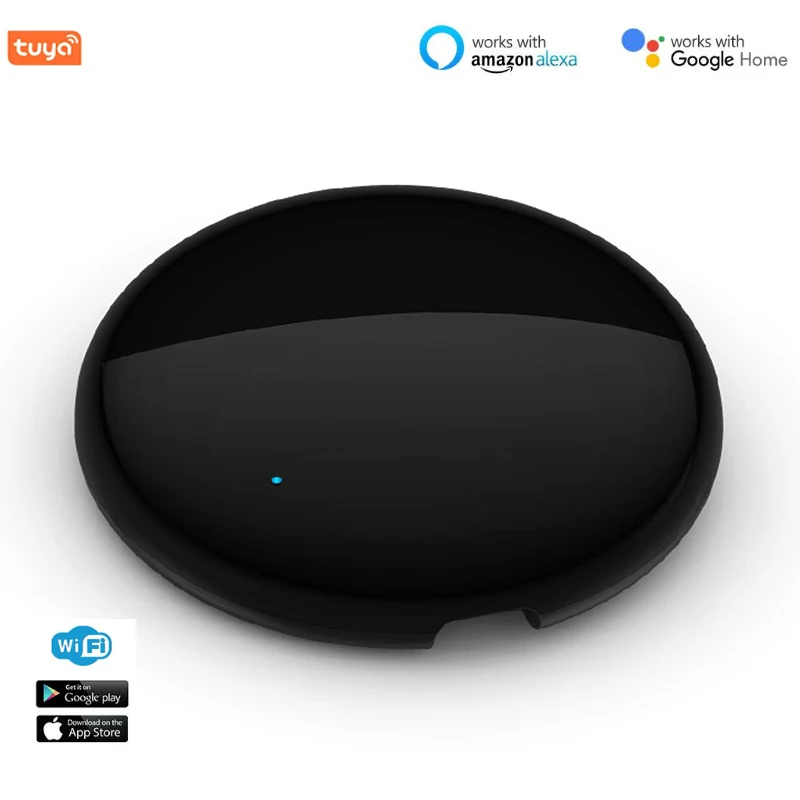 

Tuya Smart Home WIFI IR Remote Controller With Temperature And Humidity Sensor Function Voice Control Work Wth Alexa/Google Home