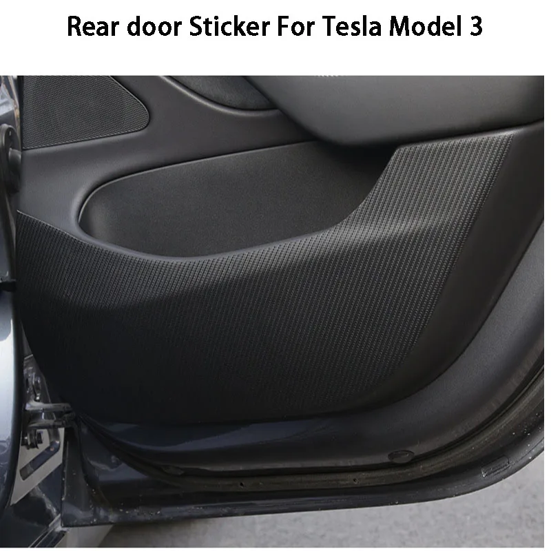 4 шт. защитные наклейки для боковой двери Tesla Model 3 | Автомобили и мотоциклы