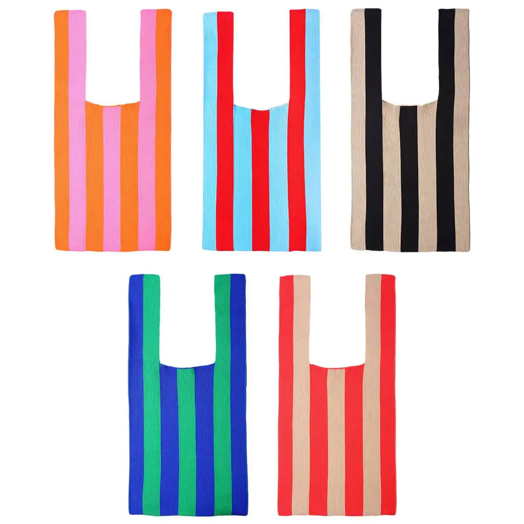 

Casual Stripe Pattern Fashion Shoulder Bag Women Handbag Causal Bag Handbags