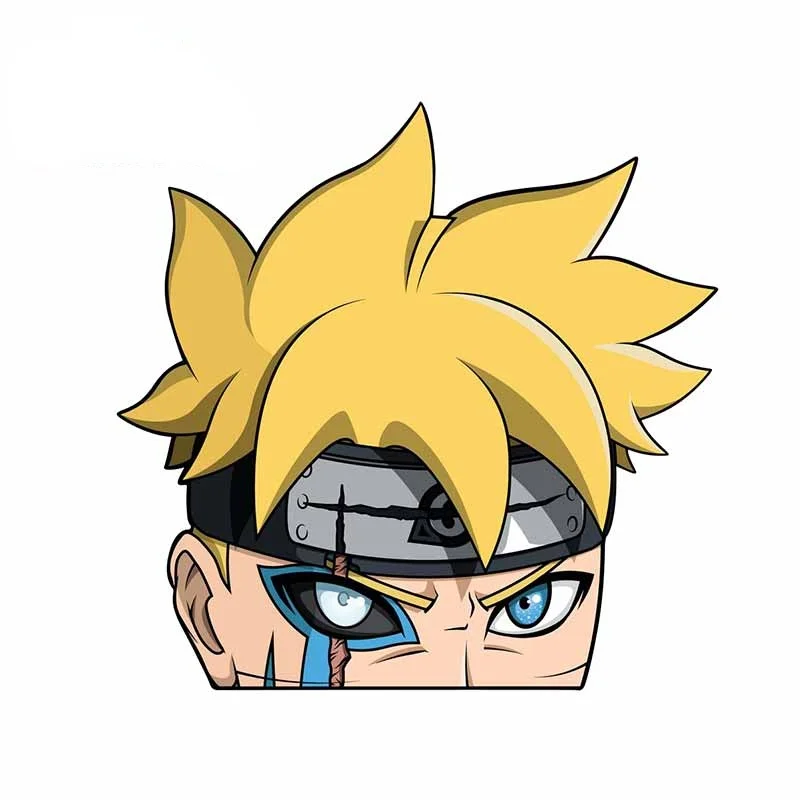 

Креативные анимационные цветные автомобильные наклейки в форме большой головы из ПВХ, высококачественные украшения для бампера, корпуса, о...