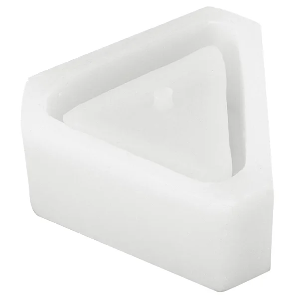 Треугольная силиконовая форма для эпоксидной смолы бетонная глина сочный горшок