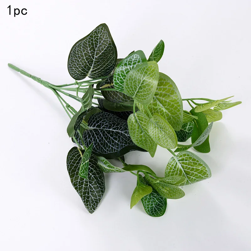 1 шт. Букет Искусственный лист декоративные растения для дома балкон сад пейзаж