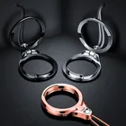 1 шт. металлический шнурок для ключей, ремешок для телефона, универсальные ремешки для ключей, держатель для мобильного телефона на палец, подставка, аксессуары для IPhone 8 Plus 7 6S