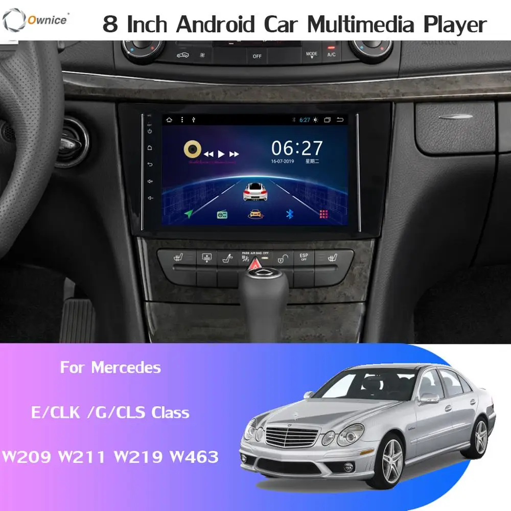 360 ° панорамный Android 9.0 4G + 64G SPDIF DSP CarPlay Автомобильный GPS радио мультимедиа для Mercedes