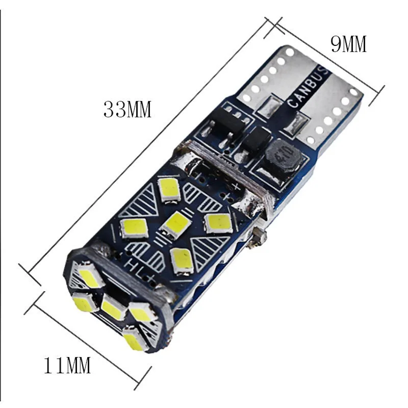 1 шт. T10 W5W светодиодный супер яркий светодиод парковочные фары автомобиля WY5W 168 2016