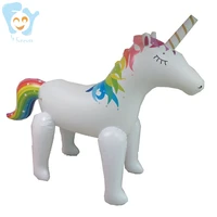 kid adult yard grass beach inflatable water spray unicorn toys swimming pool float toys outdoor water toys