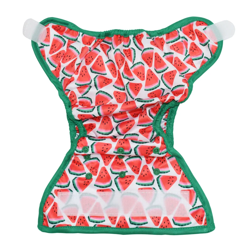 Тканевый чехол для подгузников Happy Flute OS с бамбуковой хлопковой подкладкой или