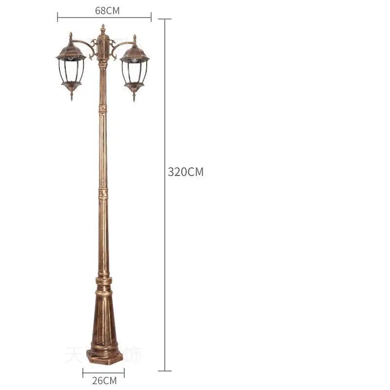 Светодиодная лампа Tuinlamp в квадратном стиле нарусветильник дорожный фонарь для