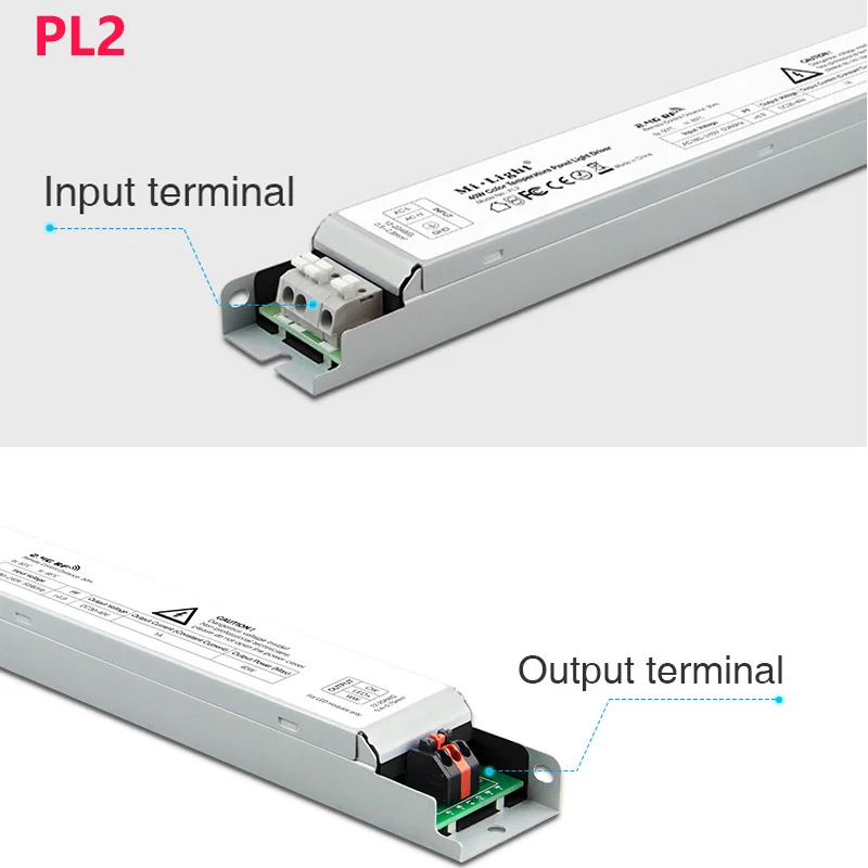MiBOXER PL2/PL5 40 Вт цветная светодиодная панель Temeraturep RGB + CCT питание драйверсветильник