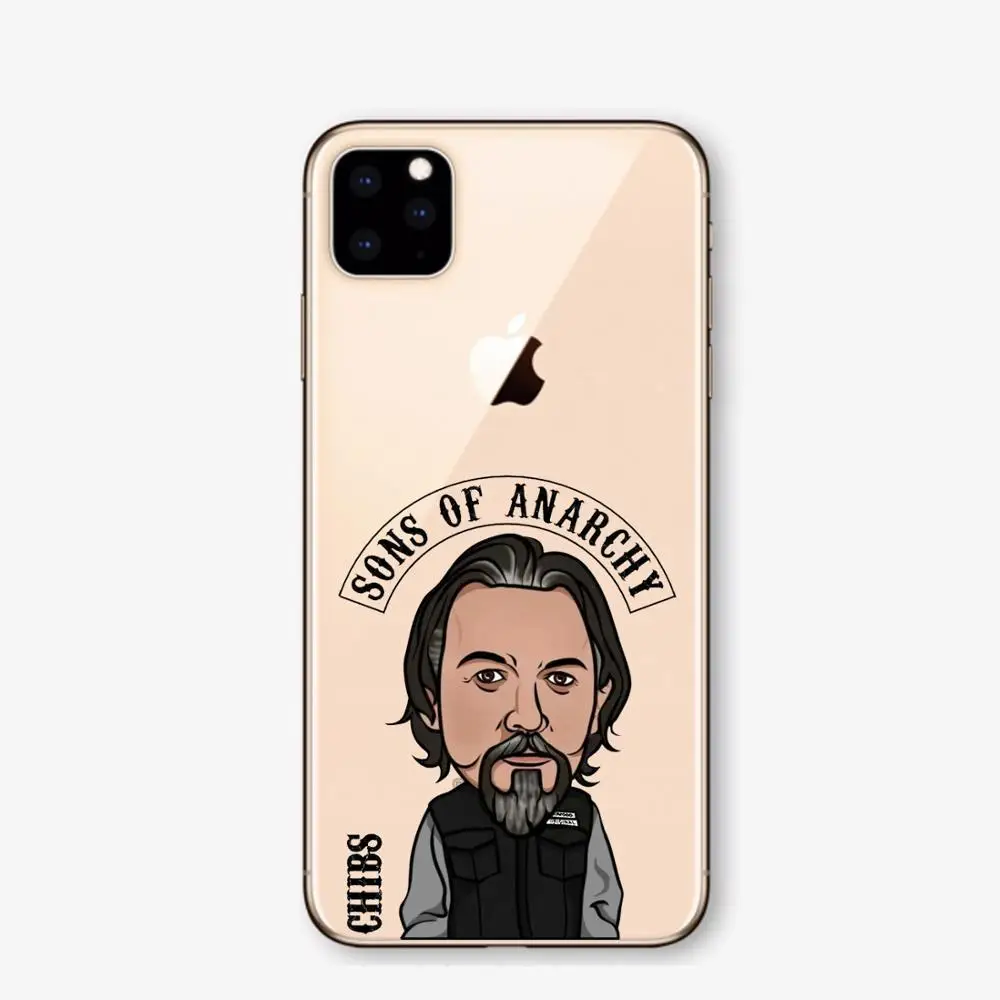 TPU Американский ТВ сыновья анархия Мягкий ТПУ чехол для телефона iPhone 11 11Pro 5 SE 6 Plus 7 7plus 8 Plus X XS XSMAX XR чехол - Цвет: TPU
