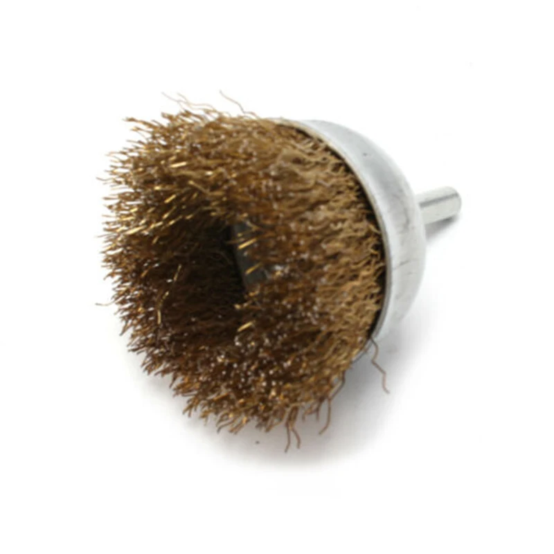 

6mm Wire Brush Set Steel Bristle Wheel Cup Cleaning Rust Sanding Grinding Tool