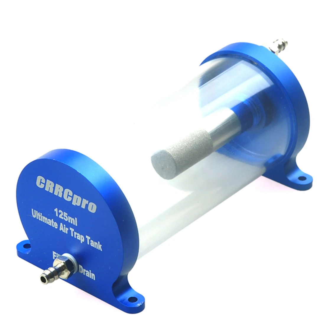 125ml blue CNC сделано прозрачный топливный бак CRRCPRO анти-пузырьковый 125 мл 250 мл топливный бак для RC реактивного самолета игрушечные модели самолетов - Цвет: 125ml blue