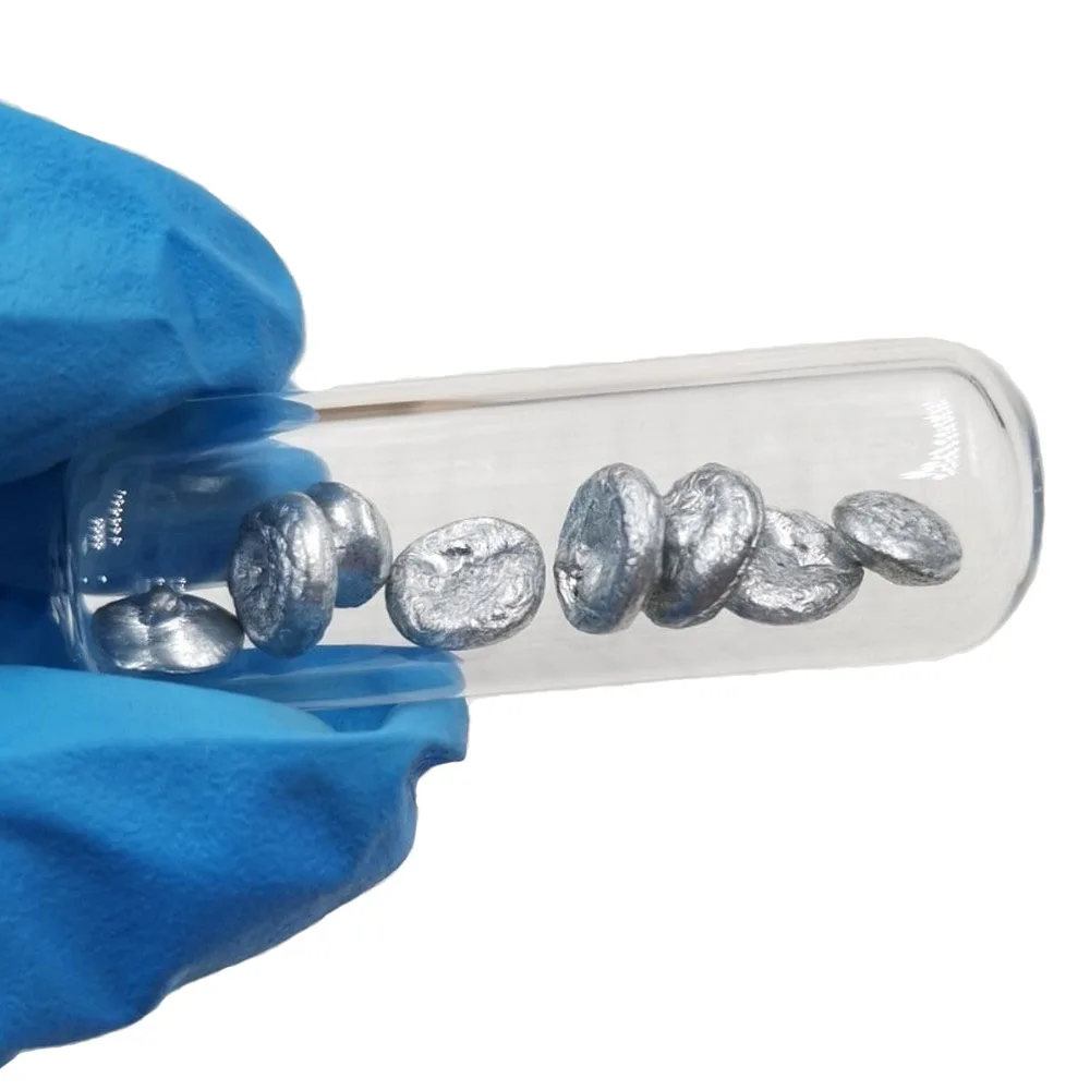 Стеклянная запечатывающая цинковая частица высокой чистоты научный эксперимент