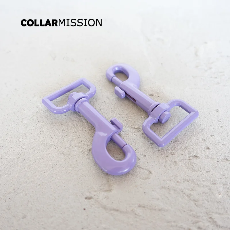 Металлический Карабин фиолетового цвета для выпечки зажим собаки прочный и
