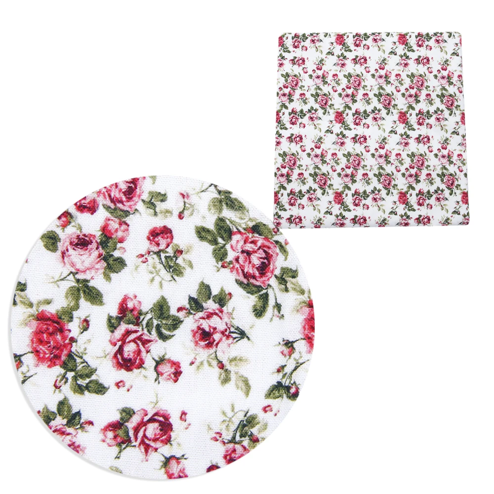 

50*145cm 100% Cotton Fabric Printed Bow-knot Cartoon Patchwork for Cloth Making Puppet Garment Tissue Material,1Yc10388