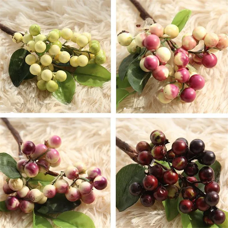 12 шт Поддельные одноствольные ягоды 8 66 &quotДлина поролоновые для DIY свадебный