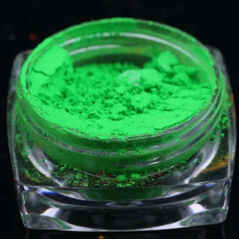 

12 шт., флуоресцентный Пигментный Порошок для УФ-ламсветильник, пигмент из реактивной люминесцентной смолы W8ED