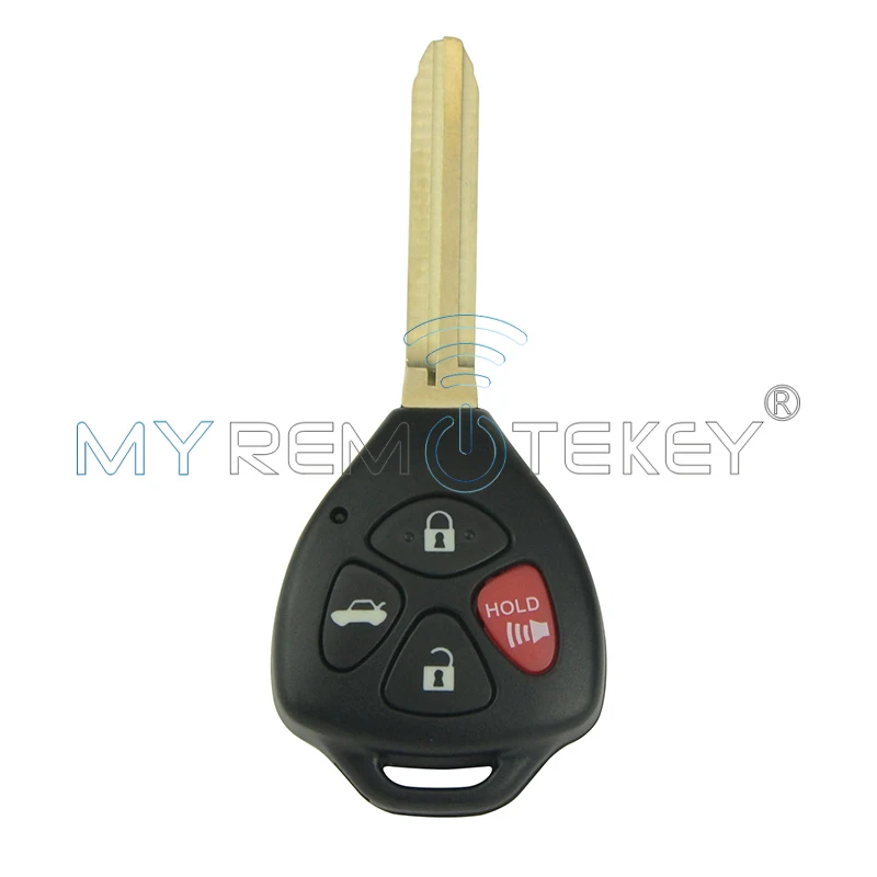 RAV4 Corolla Camry автомобильный дистанционный ключ 4 кнопки TOY43 4D67G чип для Toyota 315Mhz remtekey |