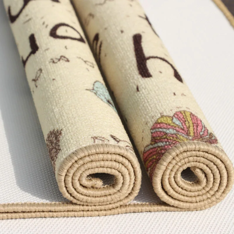 Коралловые бархатные коврики для входной двери Противоскользящие прихожей