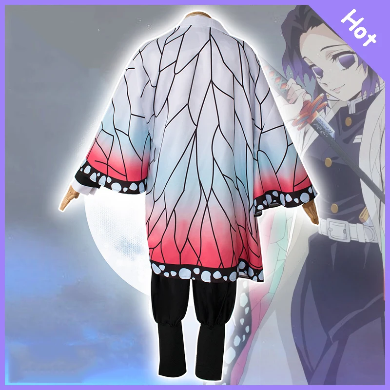 Костюм для косплея из аниме рассекающий демонов кимоно ткани клинок демона