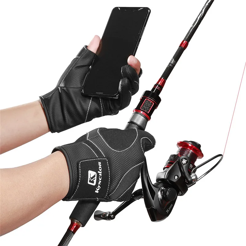 GLEEGLING Зимние перчатки для рыбалки Для мужчин/Для женщин 3 с глубоким вырезом