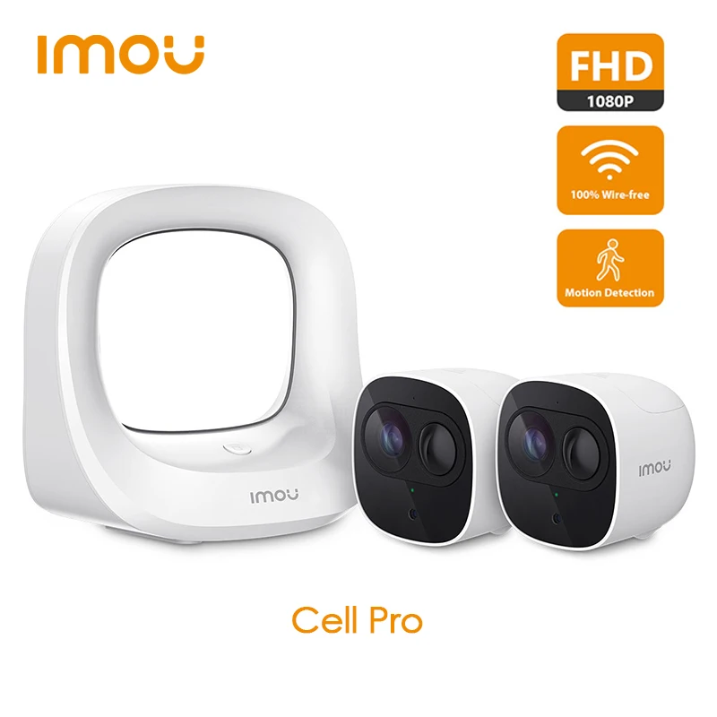 Dahua imou Cell Pro Сетевой видеорегистратор Камера Перезаряжаемые Батарея 1080P открытый