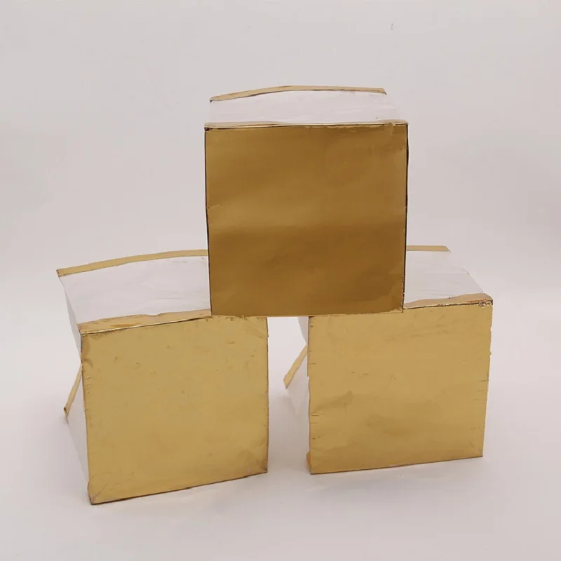 30 шт./лот китайская Золотая/серебряная квадратная бумага желаемая плавающая вода