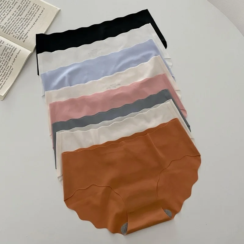 Осень-зима 2021 новые женские студенческие тонкие базовые трусики без следов со
